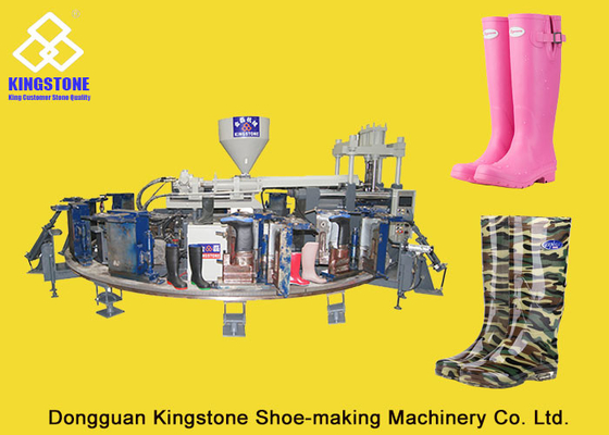 12 محطة 1/2 آلة صب حقن الأحذية الملونة ، آلة صنع Gumboots