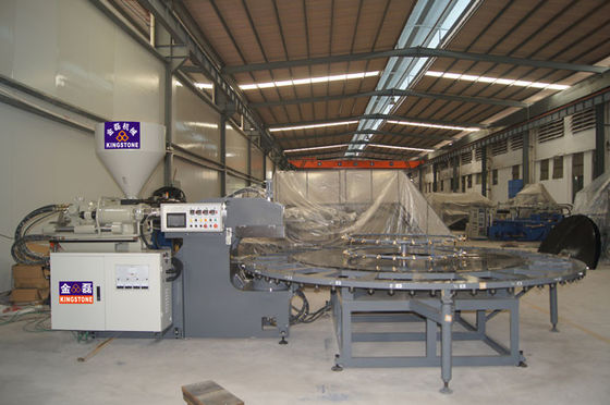 24 محطات نعل الروتاري حقن صب آلة ل منخفضة / أحذية عالية الكعب