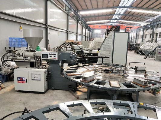 الأحذية الروتاري الجدول حقن صب الآلة، تبو وحيد ماكينة