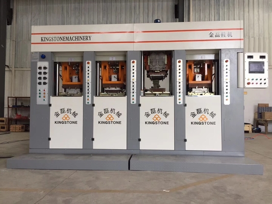 آلة صنع نعل الأحذية ذات اللونين الساكن 60KW