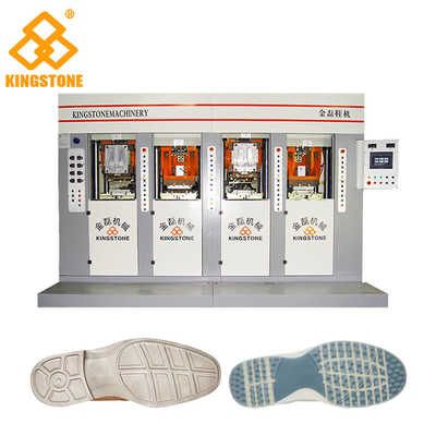 آلة صنع نعل الأحذية ذات اللونين الساكن 60KW