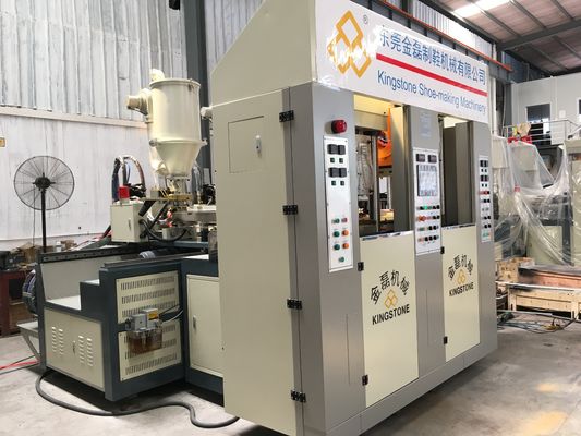 محطتان حاقنان TPU TR PVC TPR الوحيد ماكينة صنع مع نظام مؤازر / 3.5 * 3.8 * 2.8m