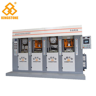 صنادل جلدية وحيد صنع ماكينة، ثابت لونان TPU / TR تسولي حقن صب الإله