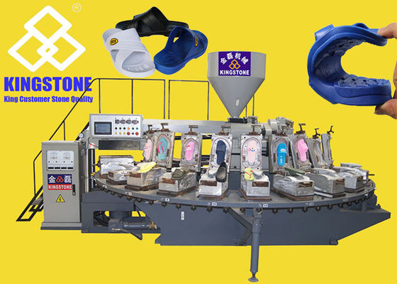 130 زوج / ساعة PVC النعال طاولة دوارة حقن صب الآلة