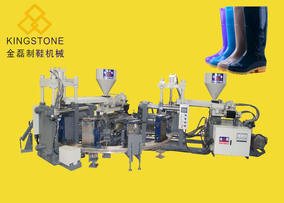 12/16 محطة أحذية السلامة ذات المنضدة الدوارة ماكينة أوتوماتيكية