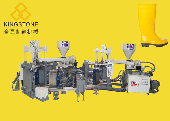 آلة التشكيل بالحقن ذات اللون المزدوج من الأحذية الدوارة 12 محطة