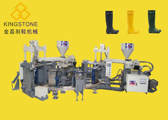 آلة صنع الأحذية الأوتوماتيكية بلونين حقن صب